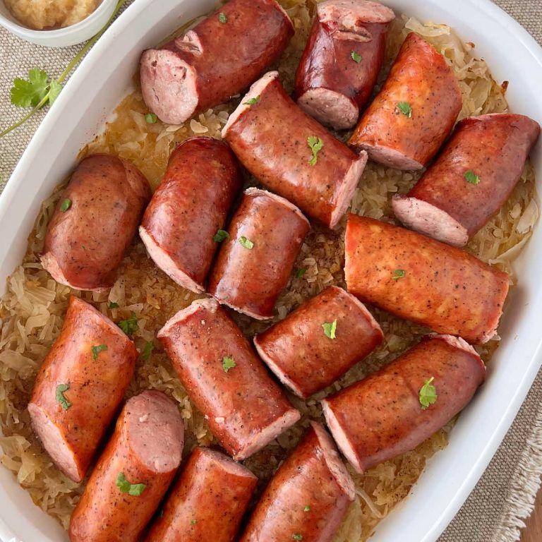 Sauerkraut and Kielbasa Casserole