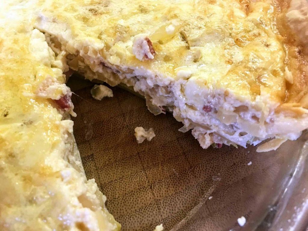 Sauerkraut and Swiss Cheese Quiche