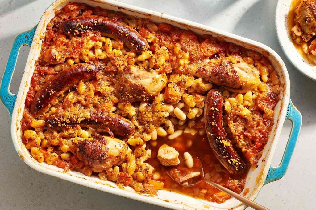 Sausage and Stew Meat Cassoulet