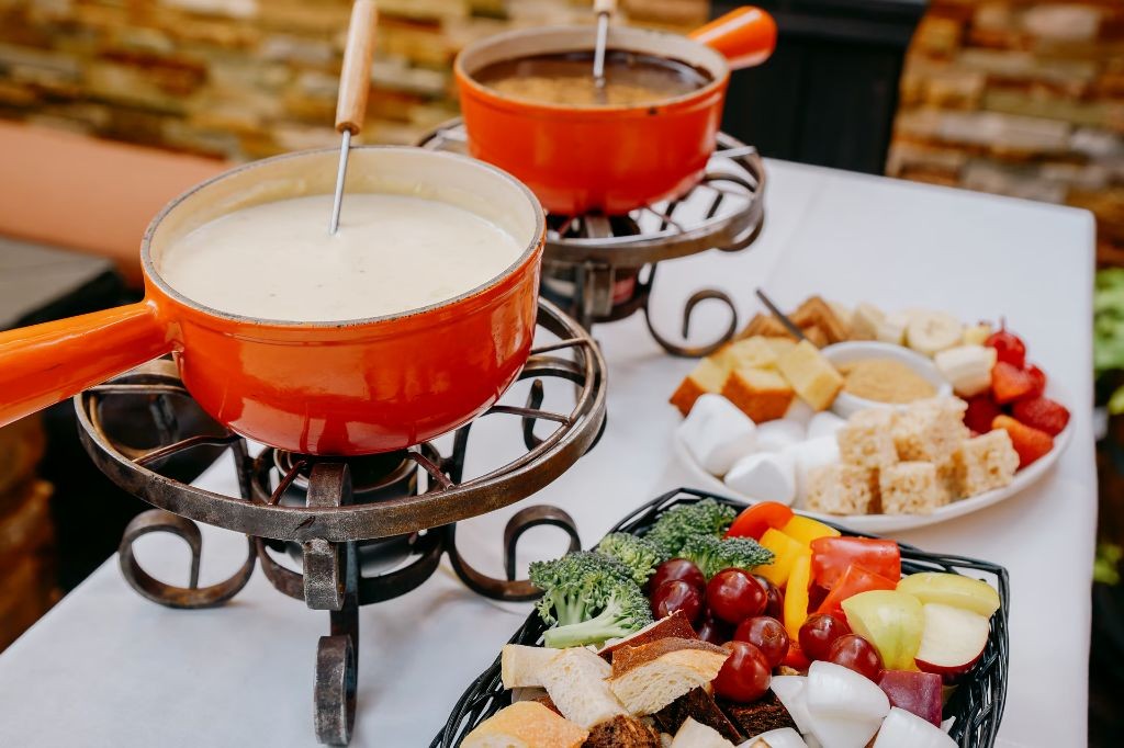 Savory Chocolate and Cheese Fondue