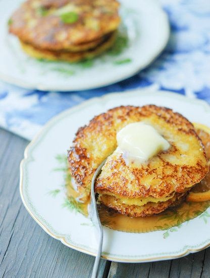 Savory Cornmeal Pancakes