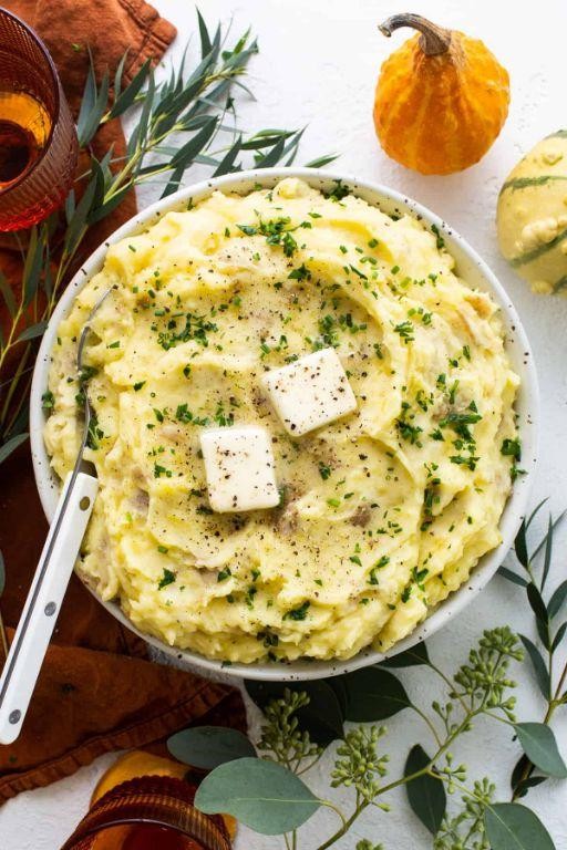 Savory Cottage Cheese and Herb Mashed Potatoes