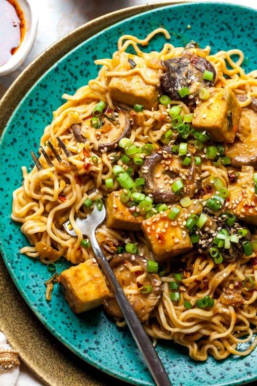 Savory Keto Tofu Ramen