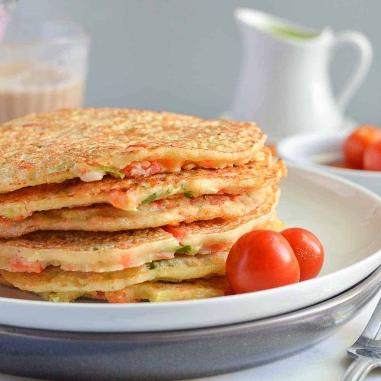 Savory Quaker Oats Vegetable Pancakes