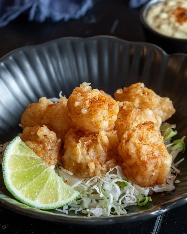 Scallop Tempura with Yuzu Kosho