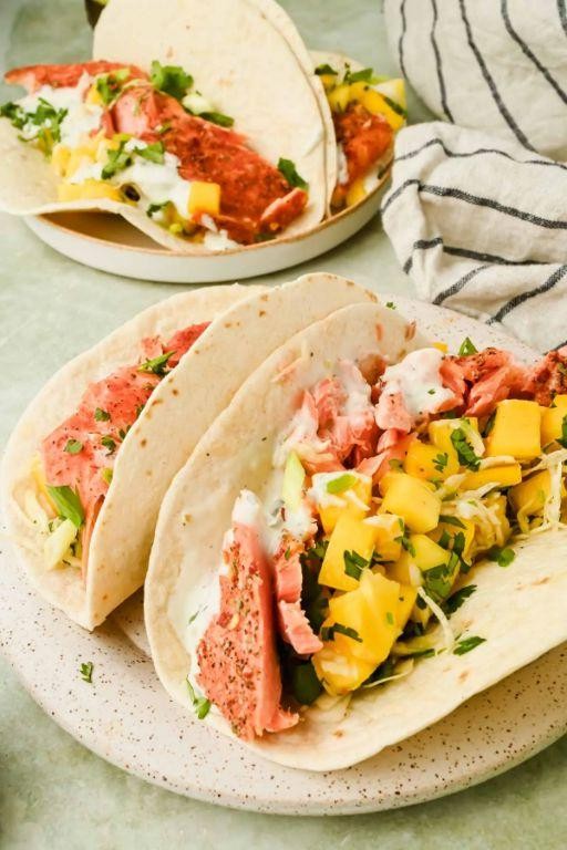 Sea Trout Tacos with Mango Salsa
