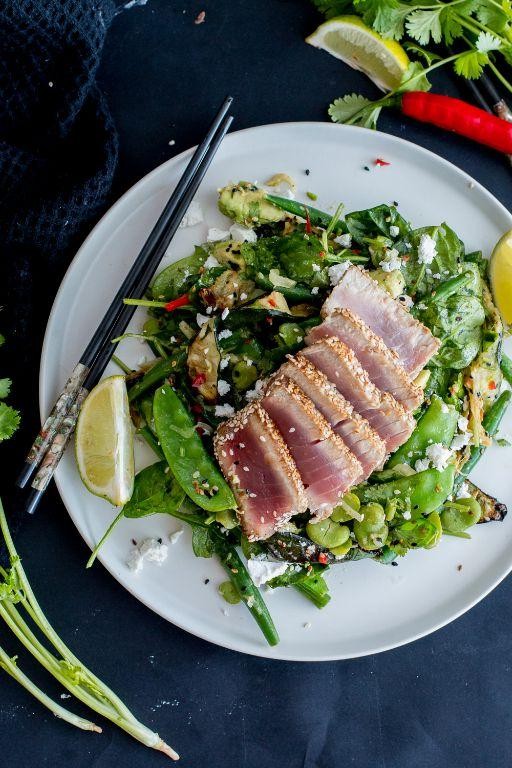 Seared Tuna and Sesame Salad