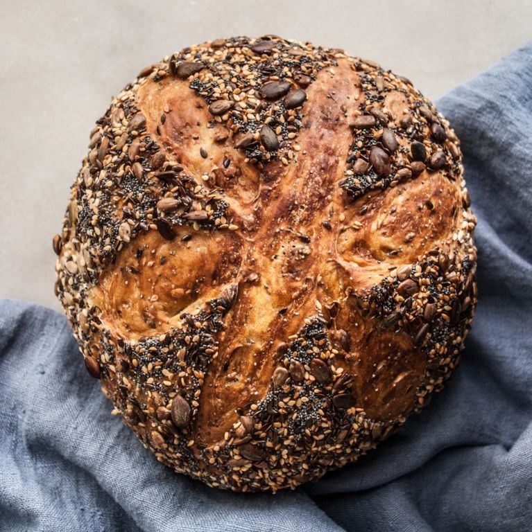 Seeded Artisan Bread with Poppy and Sesame