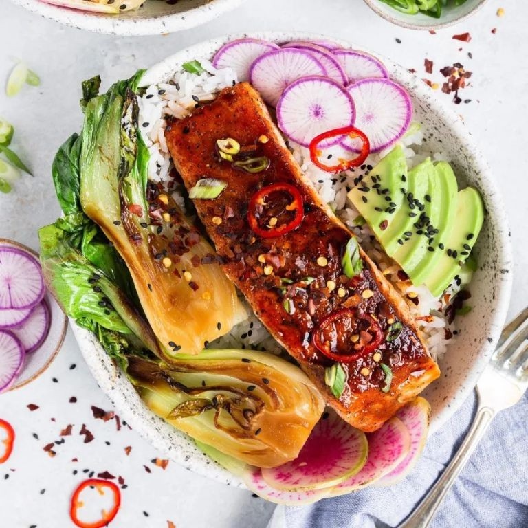 Sesame Ginger Salmon Buddha Bowl