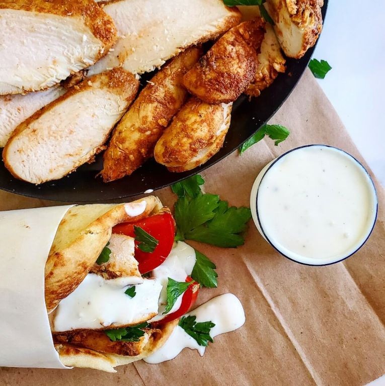 Shawarma with Garlic Sauce