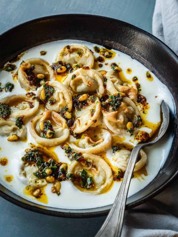 Shish Barak (Meat Dumplings in Yogurt Sauce)