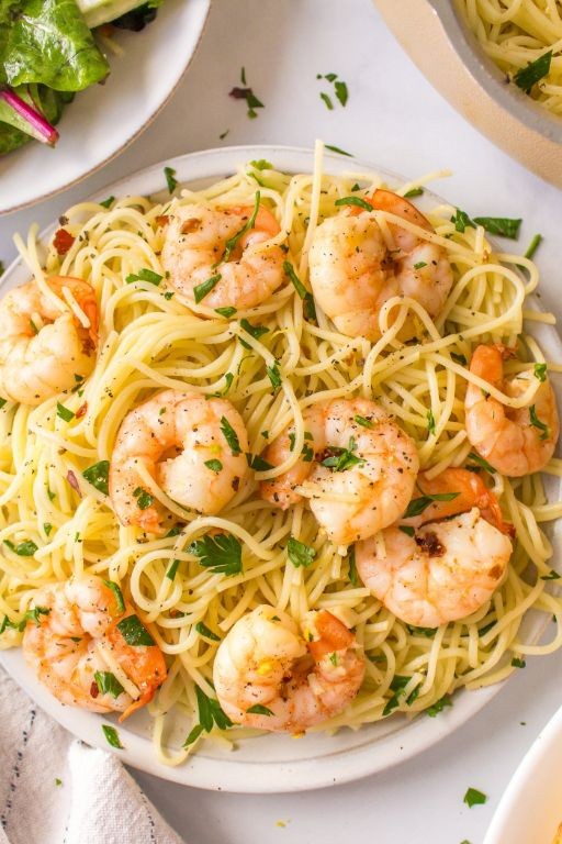 Shrimp Scampi with Angel Hair