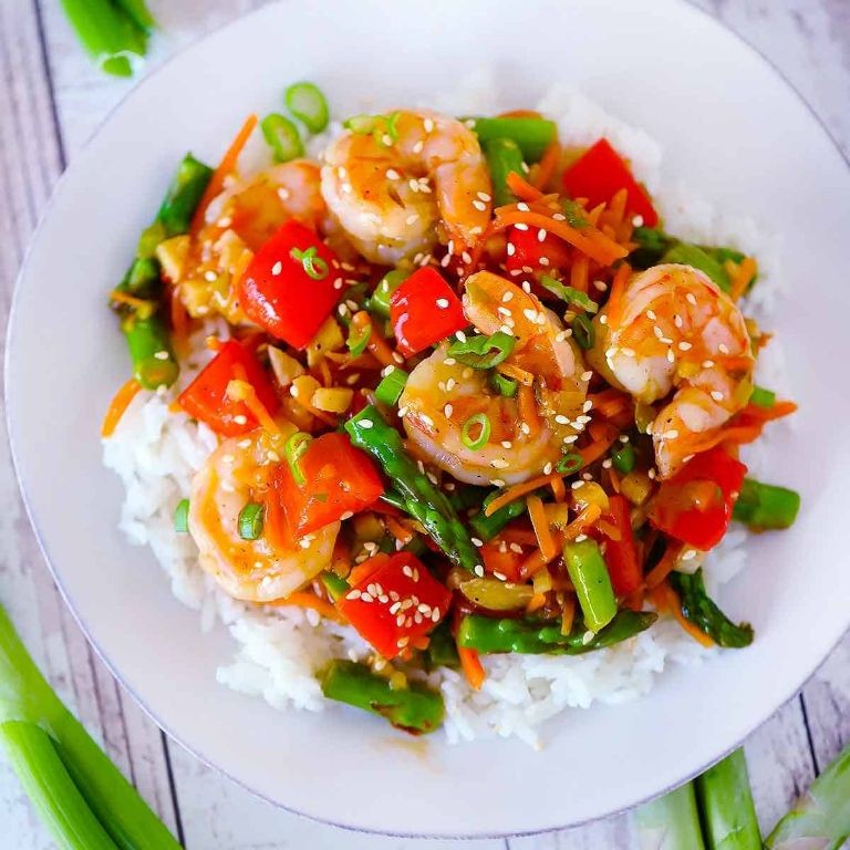 Shrimp Stir-Fry with Vegetables