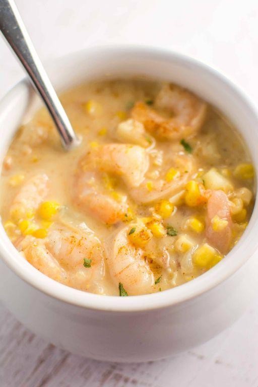 Shrimp and Corn Chowder Crockpot Recipe