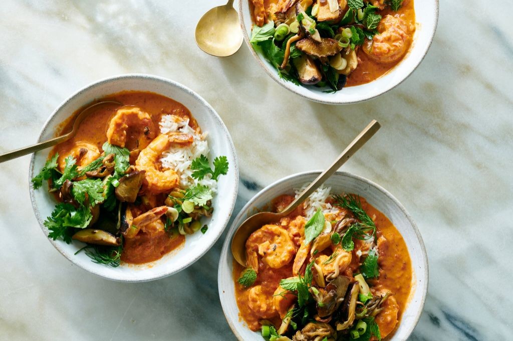 Shrimp and Mushroom Bisque