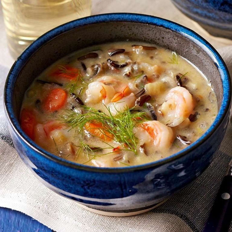 Shrimp and Wild Rice Soup
