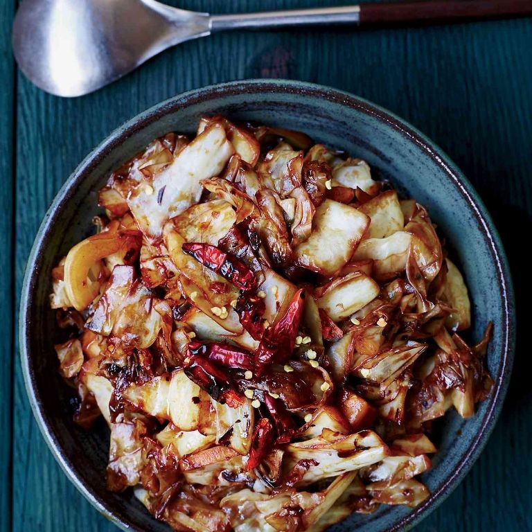 Sichuan Spicy Cabbage Stir-fry