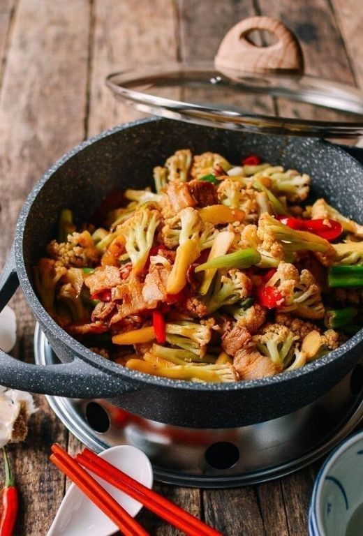 Sichuan-Style Spicy Cauliflower Stir-Fry