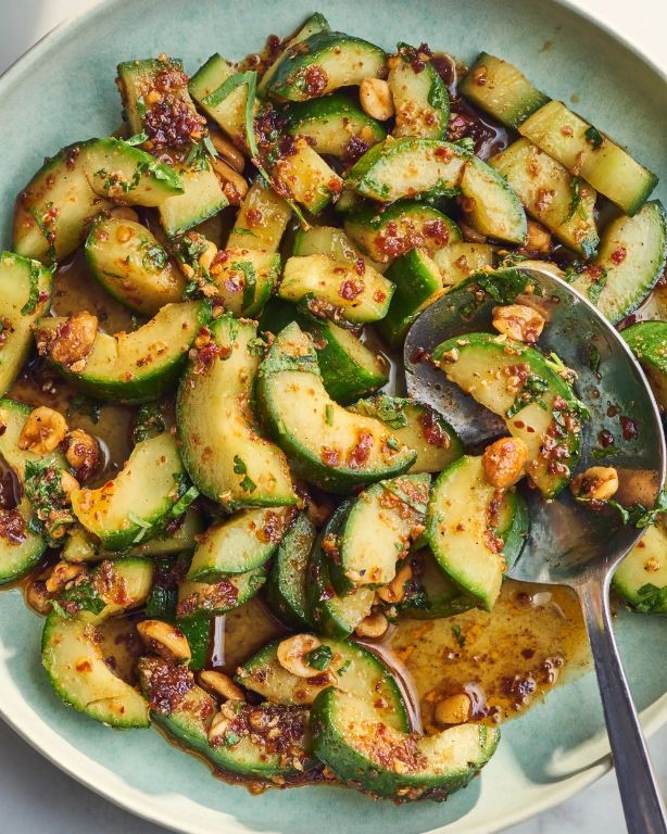 Sichuan-Style Spicy Cucumber Salad