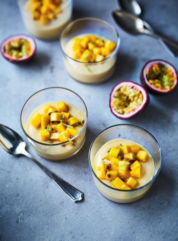Silken Tofu Mango Parfait