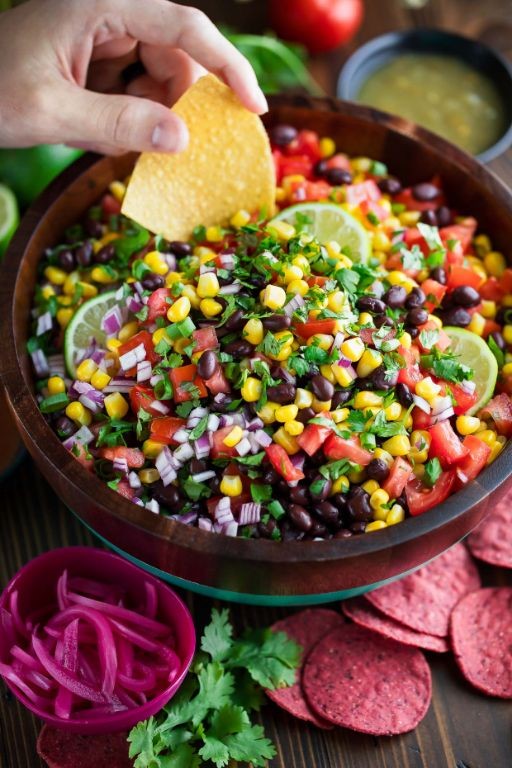 Simple Black Bean Salsa with Canned Beans