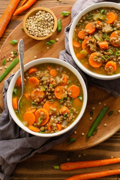 Simple Carrot and Lentil Stew