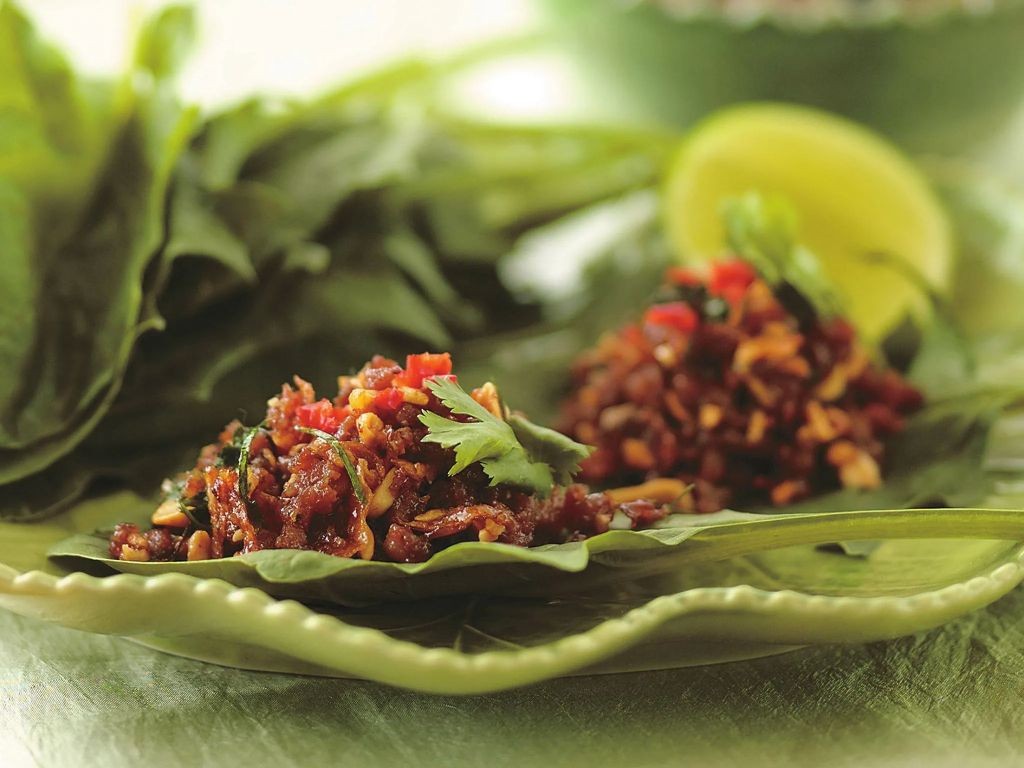 Singaporean Chili Pork Shoulder with Lime Leaves