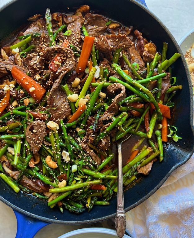 Sirloin Steak Stir-Fry with Vegetables