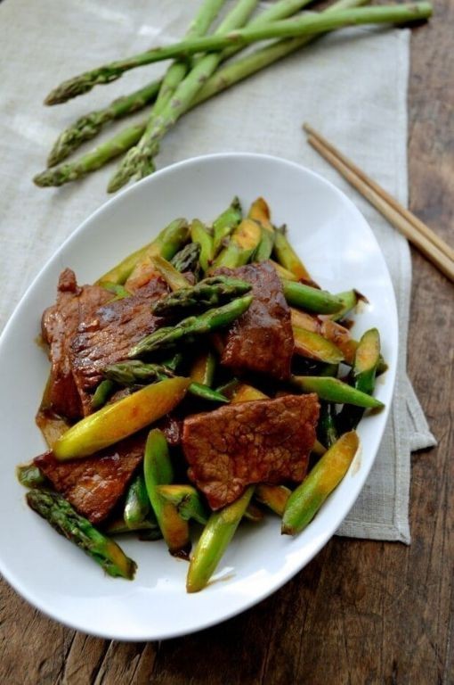 Sirloin Steak and Asparagus Stir-Fry