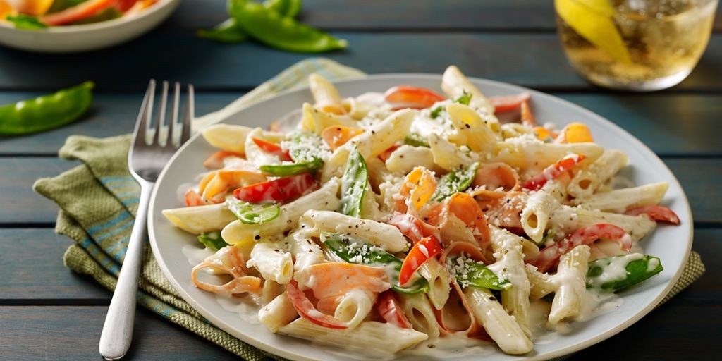 Skeleton Penne with Roasted Garlic and Parmesan