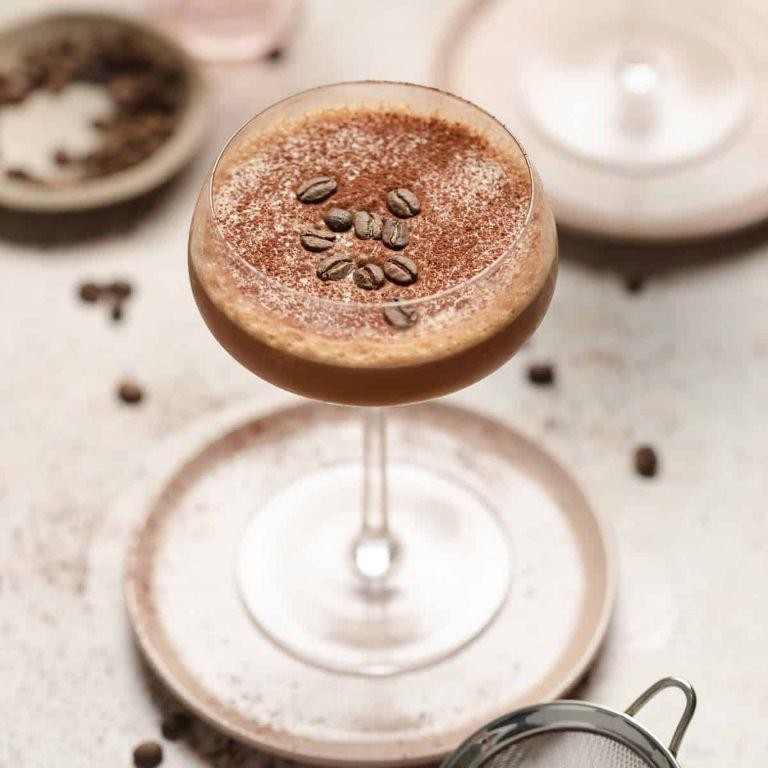 Skinny Espresso Martini with Almond Milk