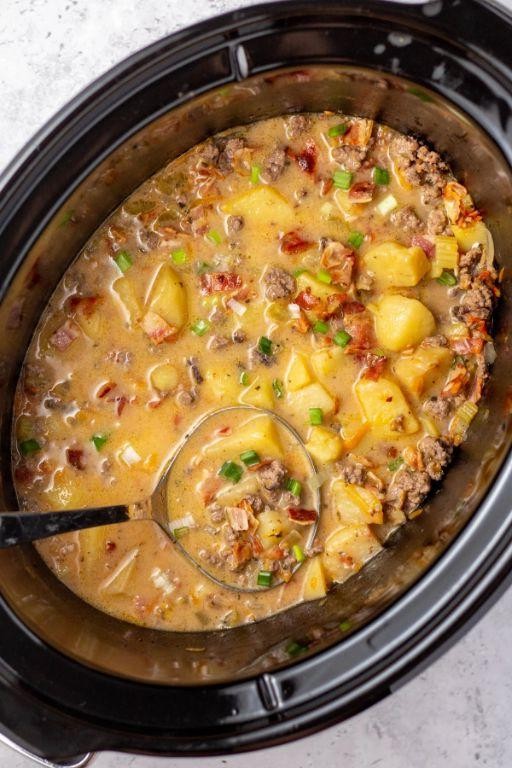 Slow Cooker Bacon and Potato Stew