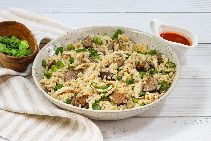 Slow Cooker Chicken Bog with Smoked Sausage