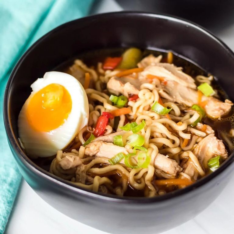 Slow Cooker Chicken Ramen Noodles