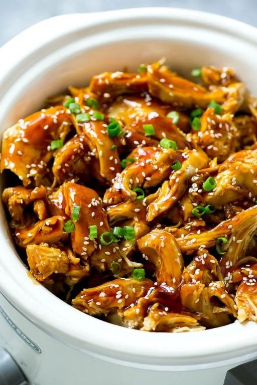 Slow Cooker Chicken Teriyaki Noodles