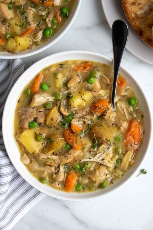 Slow Cooker Chicken and Ham Stew