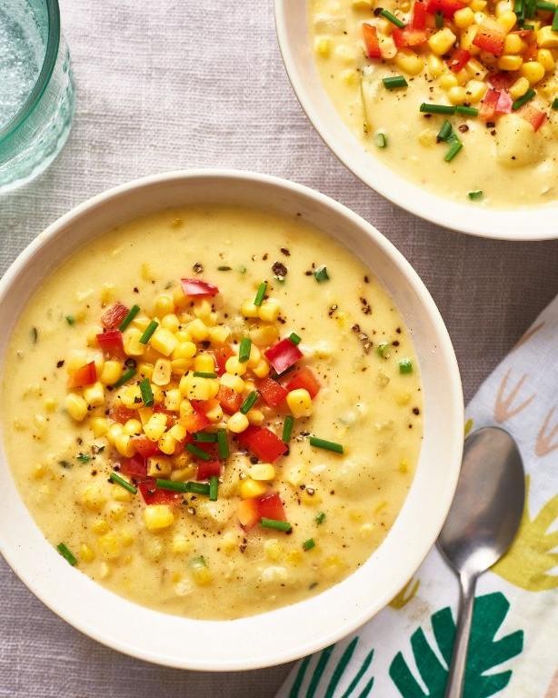 Slow Cooker Christmas Corn Chowder