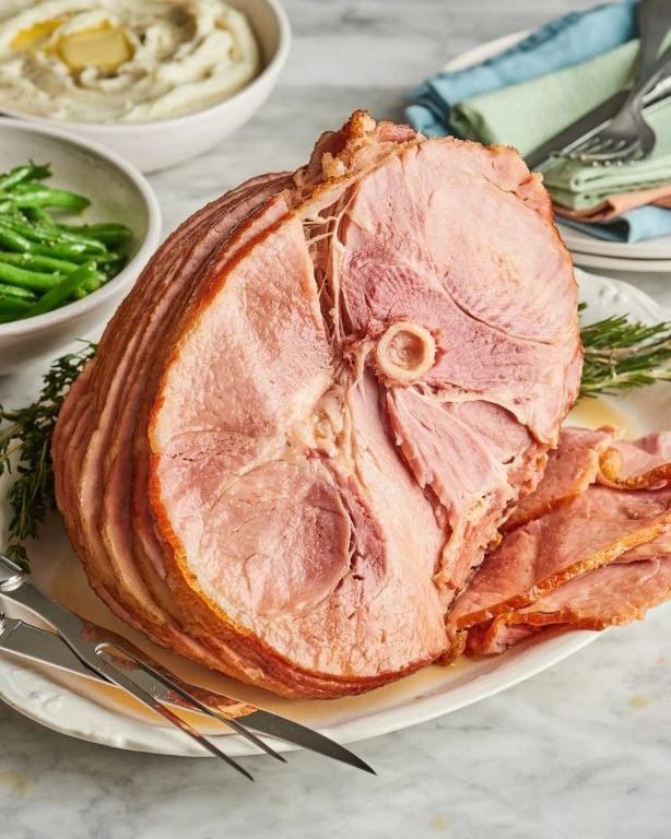 Slow Cooker Christmas Ham with Honey Glaze