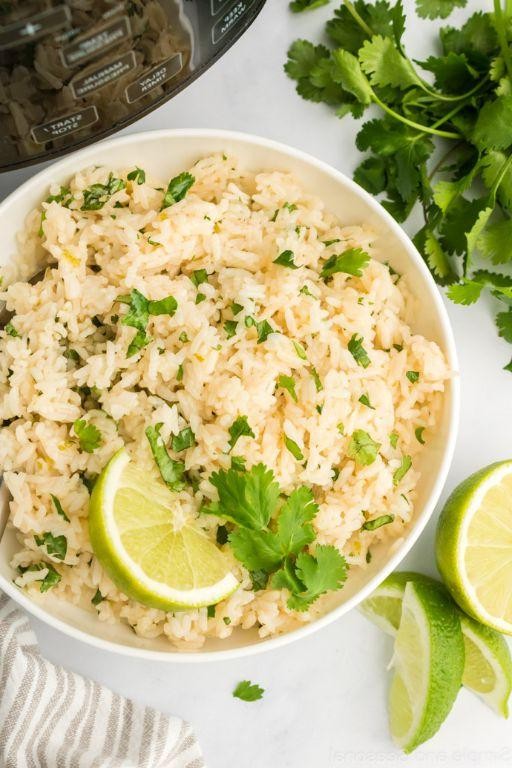 Slow Cooker Cilantro Lime Rice