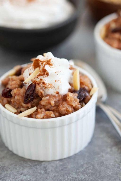 Slow Cooker Coconut Rice Pudding