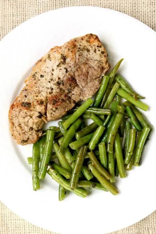 Slow Cooker Garlic Herb Pork Steak