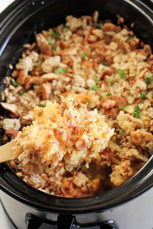 Slow Cooker Ham and Potato Casserole