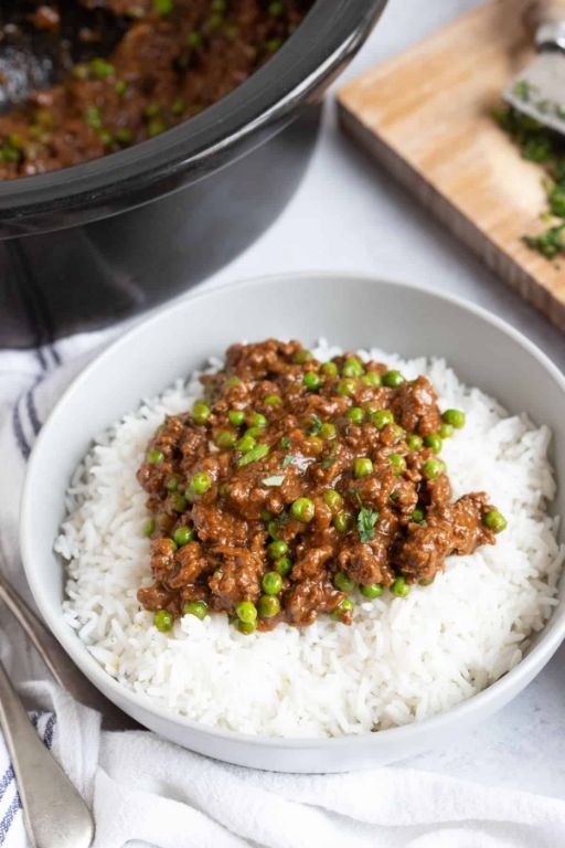 Slow Cooker Keema Matar