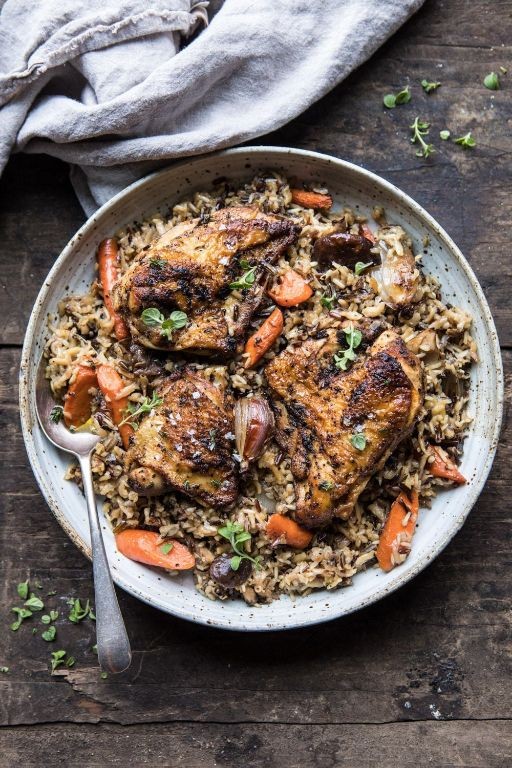 Slow Cooker Knorr Chicken and Rice Pilaf
