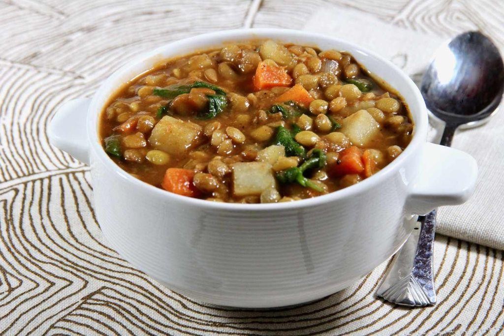 Slow Cooker Lentil and Vegetable Stew
