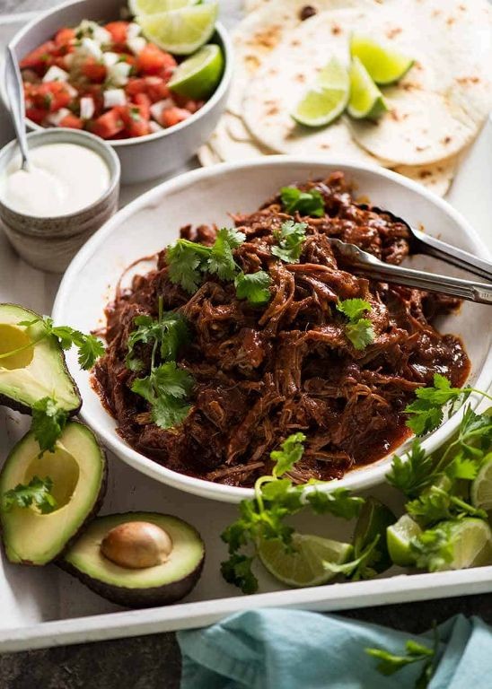 Slow Cooker Mexican Shredded Beef Tacos