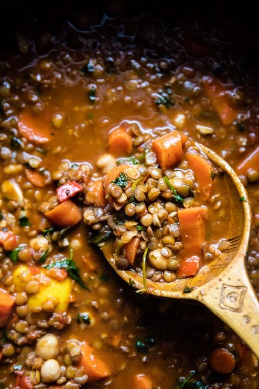 Slow Cooker Moroccan Lentil Stew