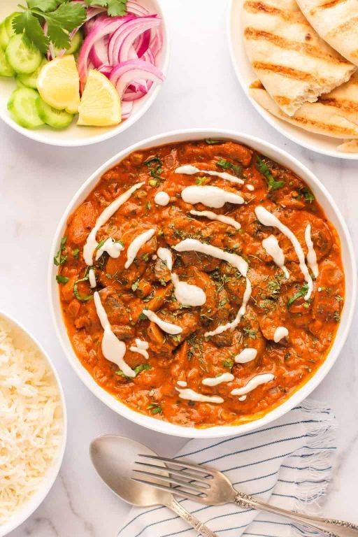 Slow Cooker Mushroom Masala