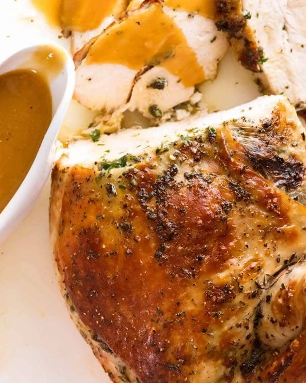 Slow Cooker Turkey Breast with Herbs