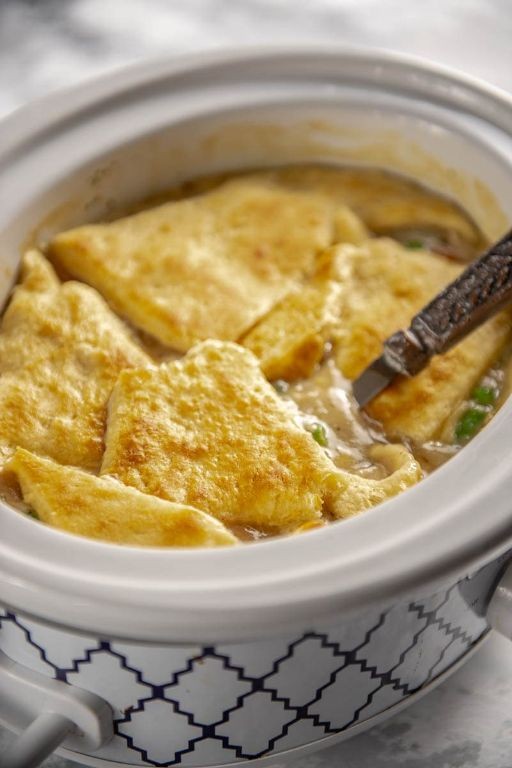 Slow Cooker Turkey Pot Pie